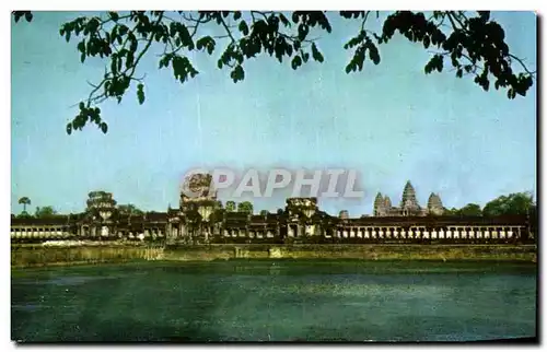 Cartes postales En Entrance Gateway to Angkor Wat Seen Cambodge