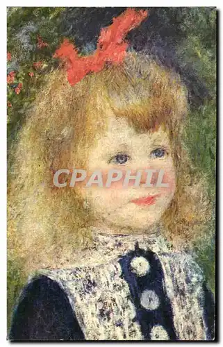 Cartes postales moderne Renoir L&#39Enfant a L&#39arrosoir National Gallery of Art Washington