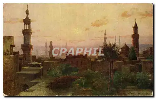 Cartes postales Wuttke Morning in Cairo Egypte egypt