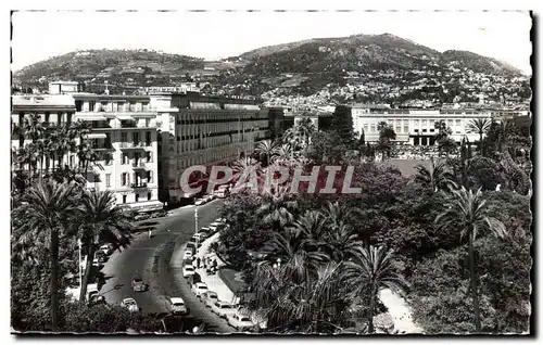 Cartes postales Cote D&#39Azur Nice Les Jardins Albert I&#39avenue de Verdun au fond le Casino