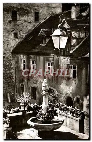 Ansichtskarte AK Meersburg Barenbrunnen