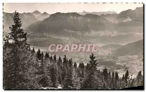 Ansichtskarte AK Le Semnoz (Hte Savoie) Le Lac d&#39Annecy et la Roche de Murraz