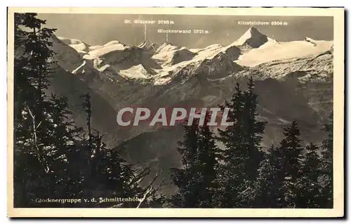 Cartes postales Glocknergruppe Schmittenhohe Suisse