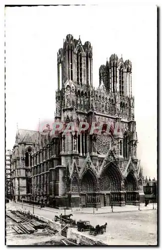 Cartes postales Cathedrale de Reims Avant la