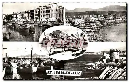 Cartes postales St Jean De Luz Maison de l&#39infante Plage Le Fandango Port et Rhune Socoa