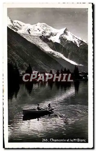 Cartes postales Chamonix et le Mt Blanc