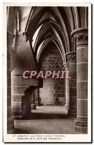 Ansichtskarte AK Abbaye Du Mont Saint Michel Cheminee de la Salle des Chevaliers