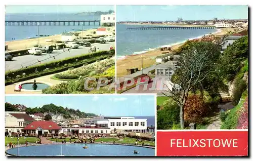 Cartes postales Promenade and Gardens Boating Lake Felixstowe