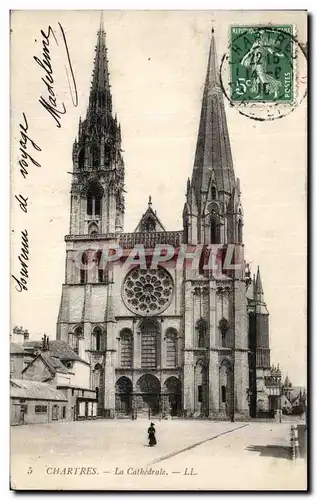 Cartes postales Chartres La Cathedrale