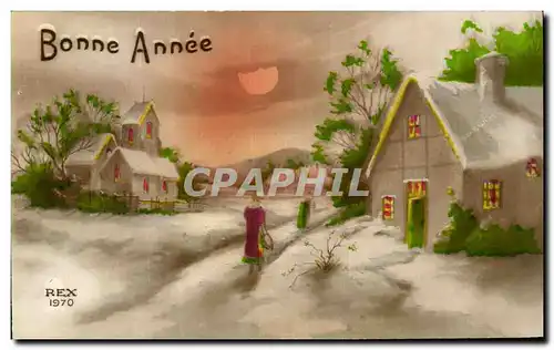 Cartes postales Fantaisie Bonne Annee