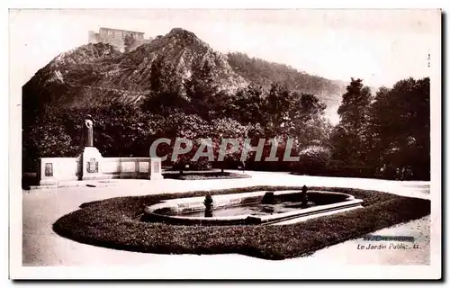 Cartes postales Le Chateau Le Jardin Public Cherbourg