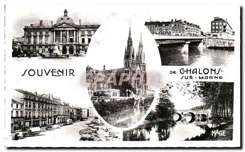 Ansichtskarte AK Souvenir de Chalons s marne