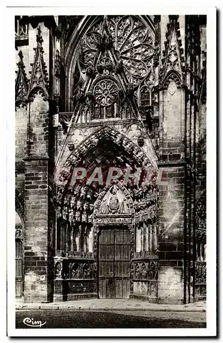 Cartes postales Auxerre Portail de la cathedrale