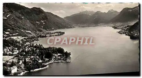 Cartes postales Lac d&#39Annecy Talloires Le massif des Bauges Le petit lac