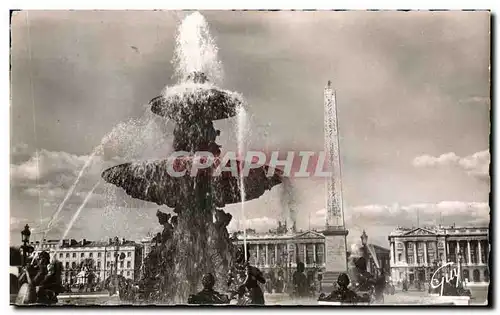 Cartes postales Paris Place de la concorde