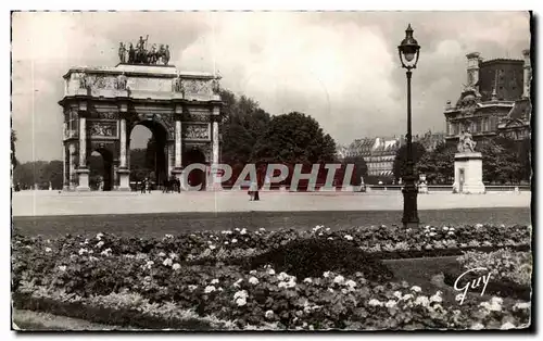 Cartes postales Paris et ses merveilies place et arc de triomphe du carrousel