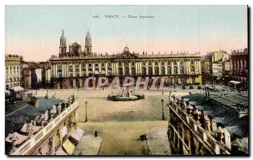 Cartes postales Nancy Place Stanisias