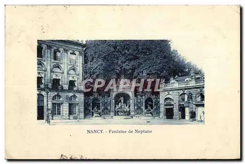 Cartes postales Nancy Fonataine de Neptune