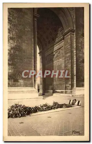 Cartes postales Les Petits Tableaux De Paris La Tombe du Soldat inconnu Arc de triomphe