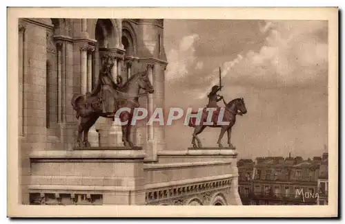 Cartes postales Les Petits Tableaux De Paris Basilique du sacre Coeur de Montmartre Le Porche Principal