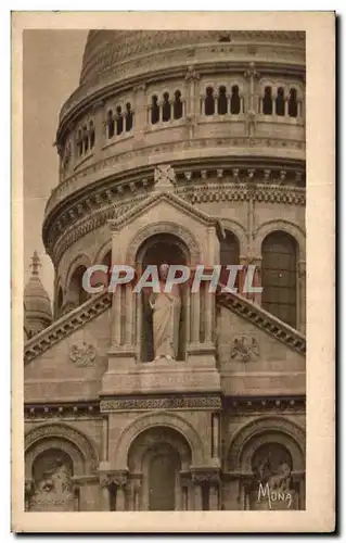 Cartes postales Les Petits Tableaux De Paris Detail de la Basilique de Montmartre