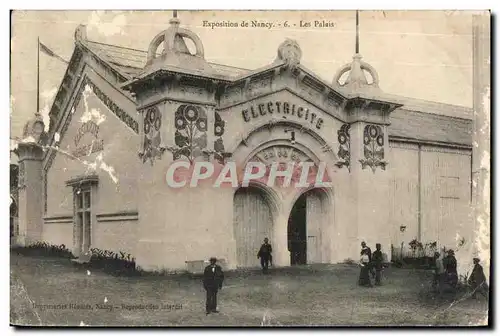 Cartes postales Exposition de Nancy Les Palais Electricite