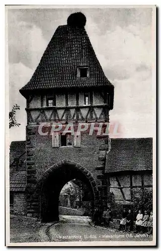 Cartes postales Korr&#39s Grossverlag Schawlbach Kestenholz Hexenturm