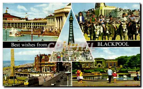 Cartes postales Best wishes from Blackpool