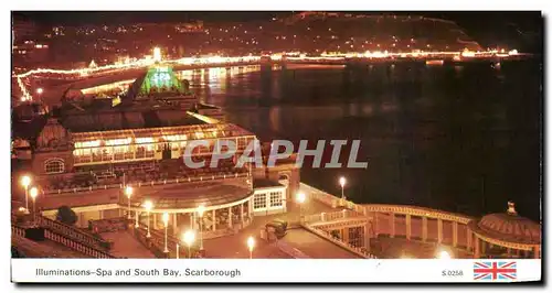 Moderne Karte Illuminations Spa and South Bay Scarborough