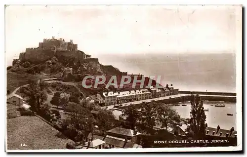 Cartes postales Mont orgueil castle jersey
