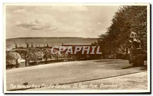 Cartes postales The harbour from candie bardens st peter port guernsey Guernesey