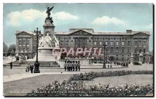 Cartes postales London Buckingham palace & Victoria Memorial