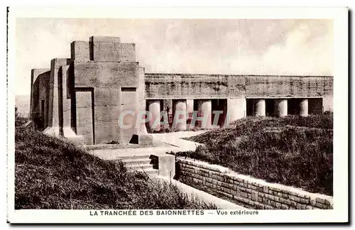 Cartes postales La Tranchee des baionnettes vue exterieure Militaria