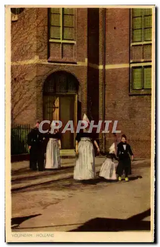 Cartes postales Volendam holland Folklore Costume