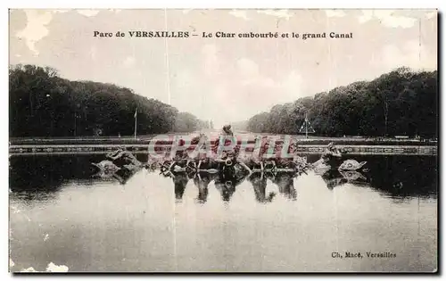 Ansichtskarte AK Pare De Versailles Le Char Embourbe Et Le Grand Canal