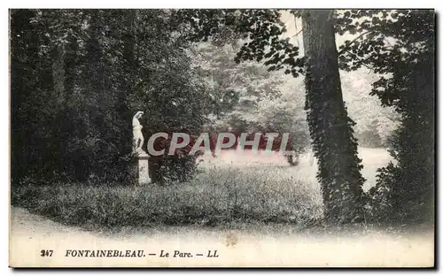 Cartes postales Fontainebleau Le Parc