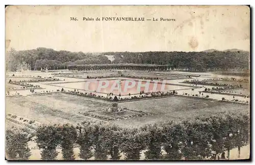 Ansichtskarte AK Palais De Fontainebleau Le Parterre