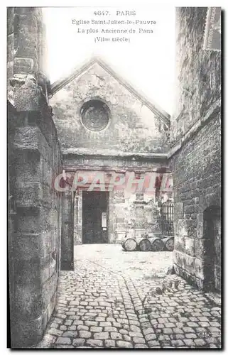 REPRO Paris Eglise Saint Julien Le Pauvre La Plus Ancienne de Paris