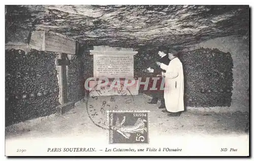 REPRO Paris Souterrain Les Catacombes Une Visite A l&#39ossuaire