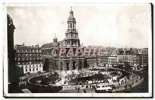 Ansichtskarte AK Paris En Flanant Place Et Eglise De La Trinite