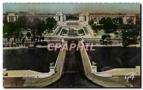 Ansichtskarte AK Paris Et Ses Merveilles Le pont d&#39lena et le palais de Chaillot