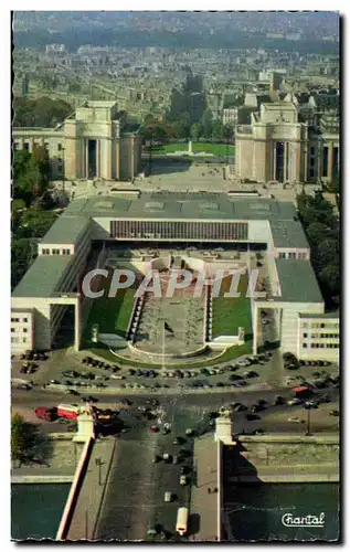 Cartes postales Paris Perspective vers le palais de Chaillot