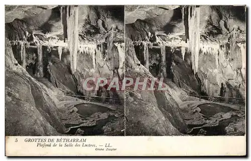 Cartes postales Grottes De Betharram Plafond de la Salle des Lustres