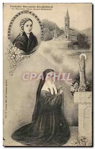 Ansichtskarte AK Lourdes Bernadette Soubirous Marie Bernard