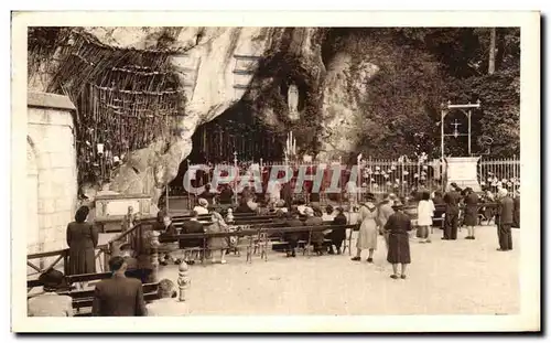 Ansichtskarte AK De Lourdes La Grotte The Grotto