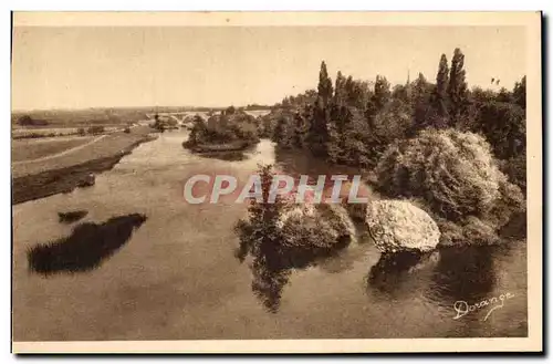 Ansichtskarte AK La Roche Posay La Creuse et le pont du chemin de fer