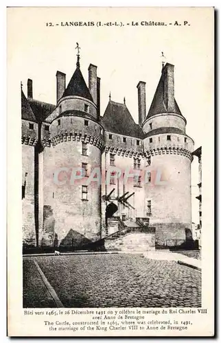 Cartes postales Langeais Le Chateau