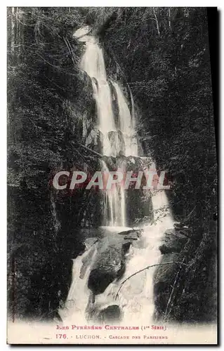 Cartes postales Les Pyrenees Centrales Luchon Cascade Des Parisiens