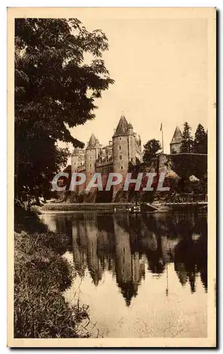 Cartes postales Josselin Les bords de I'Oust et le Chateau