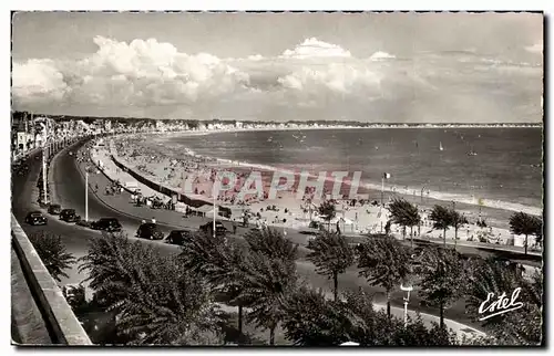 Ansichtskarte AK La Baule La Plage Et le Remblai vus du Casino The Beach and The Embankment seen From the Casino